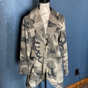 Camo Sweater Jacket